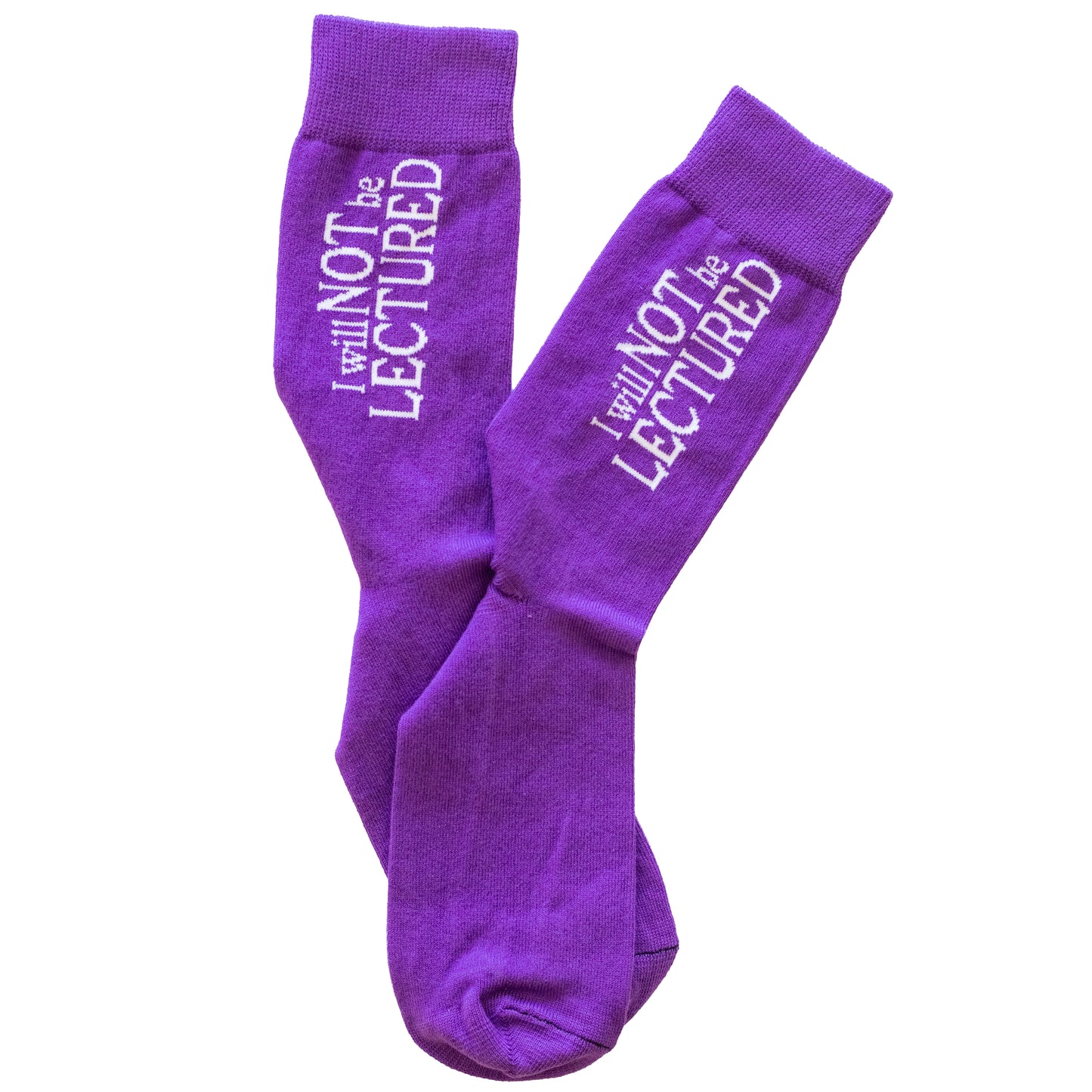 I Will Not Be Lectured Socks