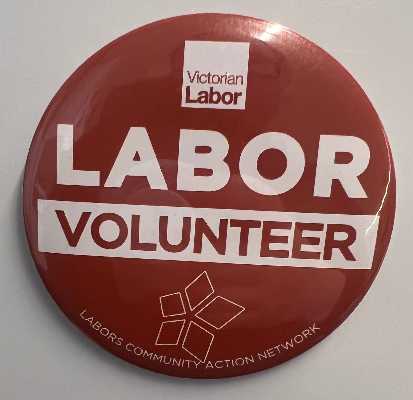 Labor Volunteer Badge – 90mm